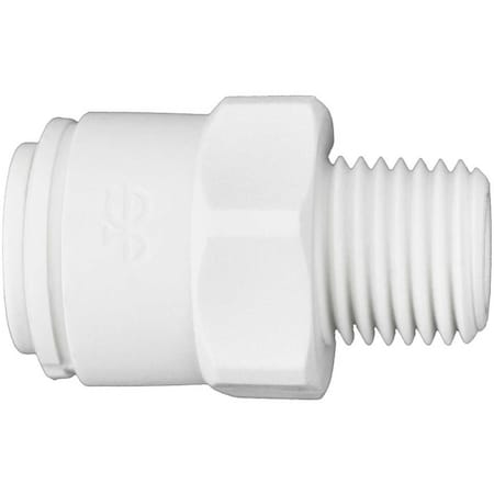 John Guest Connector, White, 10 PK PP011222W